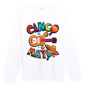 Cinco De Mayo Mexican Fiesta 5 De Mayo Premium Crewneck Sweatshirt