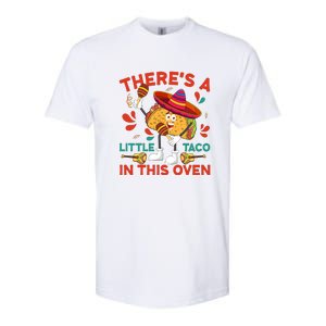 Cinco De Mayo Pregnancy Theres Taco In This Oven Baby Reveal Softstyle CVC T-Shirt