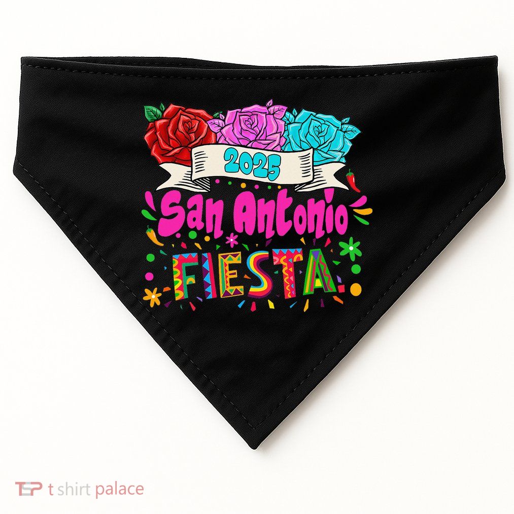 Cinco De Mayo 2025 Fiesta Squad Fiesta San Antonio Texas USA-Made Doggie Bandana