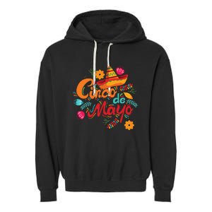 Cinco De Mayo Mexican Fiesta 5 De Mayo Garment-Dyed Fleece Hoodie