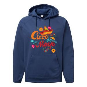 Cinco De Mayo Mexican Fiesta 5 De Mayo Performance Fleece Hoodie