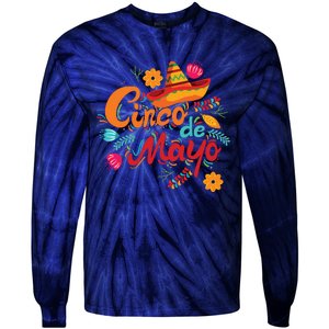 Cinco De Mayo Mexican Fiesta 5 De Mayo Tie-Dye Long Sleeve Shirt