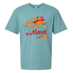 Cinco De Mayo Mexican Fiesta 5 De Mayo Sueded Cloud Jersey T-Shirt