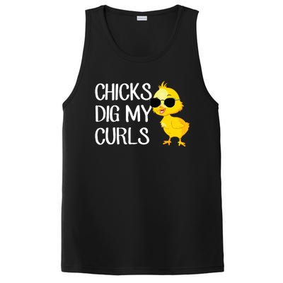 Chicks Dig My Curls Hair PosiCharge Competitor Tank