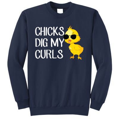 Chicks Dig My Curls Hair Sweatshirt