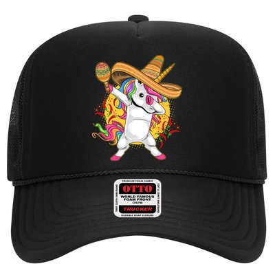 Cinco De Mayo Dabbing Unicorn Trucker Hat