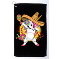 Cinco De Mayo Dabbing Unicorn Golf Towel