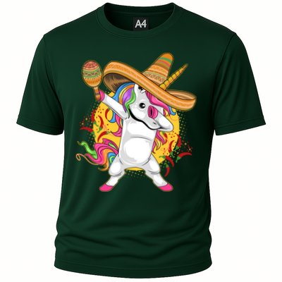 Cinco De Mayo Dabbing Unicorn Performance Shirt