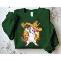 Cinco De Mayo Dabbing Unicorn Sweatshirt