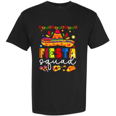 Cinco De Mayo Fiesta Squad Family Garment-Dyed Heavyweight T-Shirt