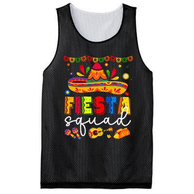 Cinco De Mayo Fiesta Squad Family Mesh Reversible Basketball Jersey Tank