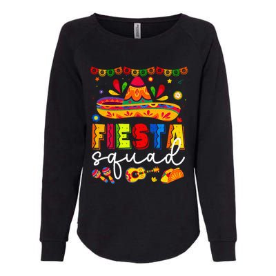 Cinco De Mayo Fiesta Squad Family Womens California Wash Sweatshirt