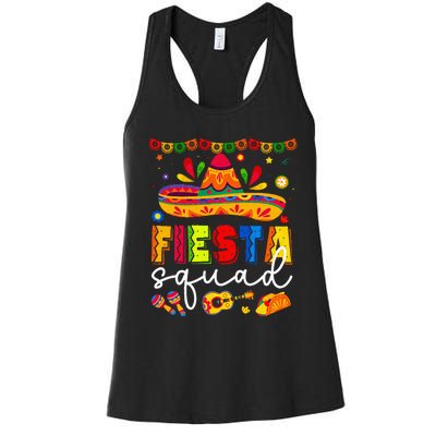 Cinco De Mayo Fiesta Squad Family Women's Racerback Tank