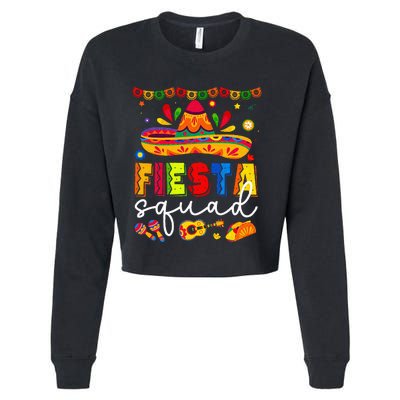 Cinco De Mayo Fiesta Squad Family Cropped Pullover Crew