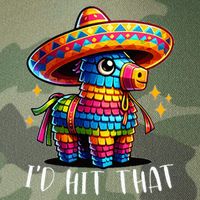 Cinco De Mayo Funny Ideas ID Hit That Pinata Legacy Tie Dye Trucker Hat