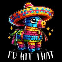 Cinco De Mayo Funny Ideas ID Hit That Pinata 16 in Basic Backpack