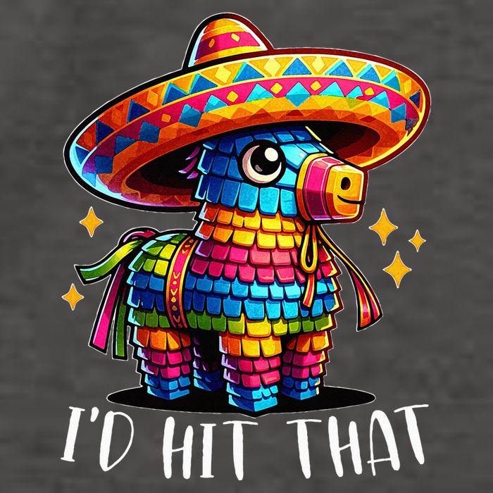 Cinco De Mayo Funny Ideas ID Hit That Pinata Vector Backpack