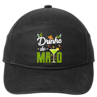 Cinco De Mayo Drinko De Mayo Fiesta Mexican Party 7-Panel Snapback Hat