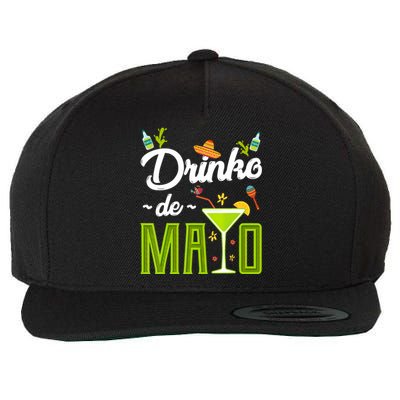 Cinco De Mayo Drinko De Mayo Fiesta Mexican Party Wool Snapback Cap