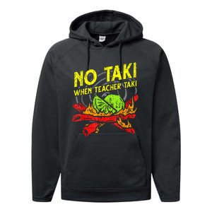 Cinco De Mayo No Taki When Teacher Taki Performance Fleece Hoodie