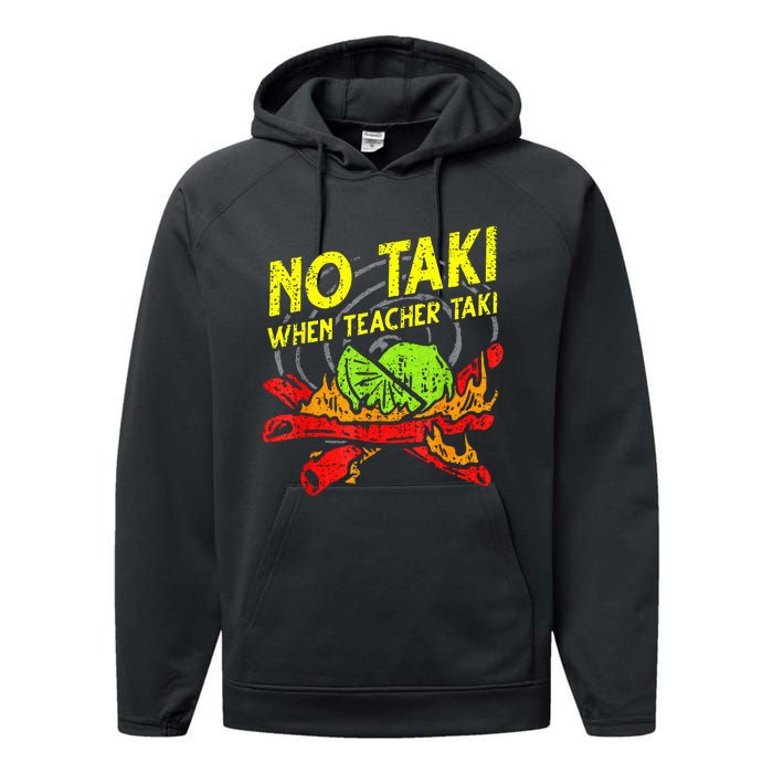 Cinco De Mayo No Taki When Teacher Taki Performance Fleece Hoodie