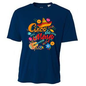 Cinco De Mayo, Funny Mexican Fiesta 5 De Mayo Cooling Performance Crew T-Shirt