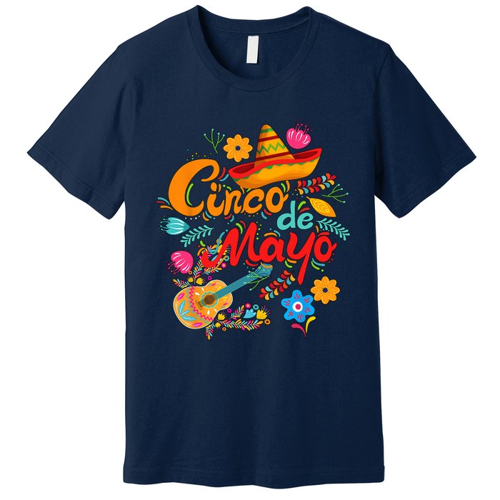 Cinco De Mayo, Funny Mexican Fiesta 5 De Mayo Premium T-Shirt