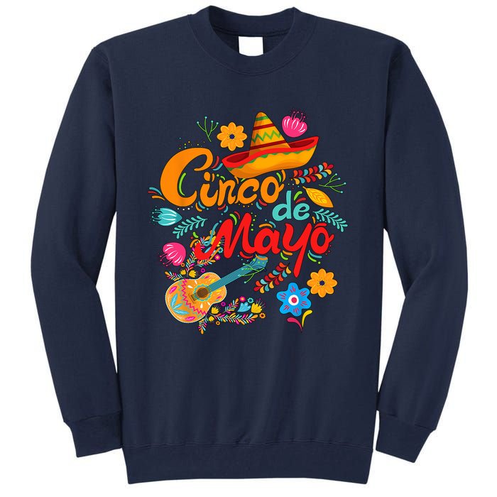 Cinco De Mayo, Funny Mexican Fiesta 5 De Mayo Tall Sweatshirt