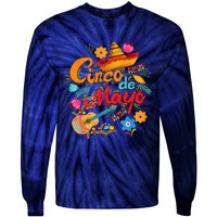 Cinco De Mayo, Funny Mexican Fiesta 5 De Mayo Tie-Dye Long Sleeve Shirt