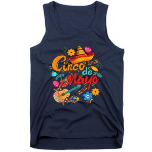 Cinco De Mayo, Funny Mexican Fiesta 5 De Mayo Tank Top