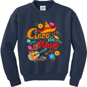 Cinco De Mayo, Funny Mexican Fiesta 5 De Mayo Kids Sweatshirt