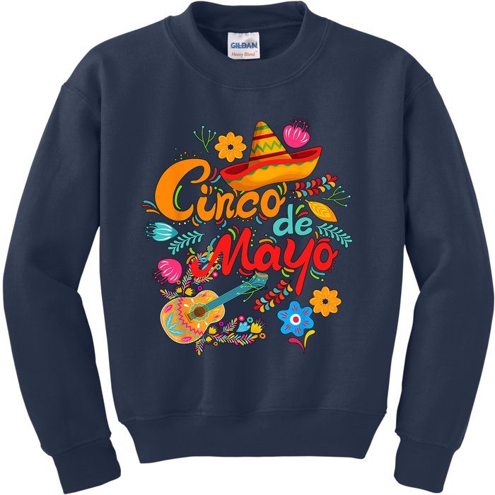 Cinco De Mayo, Funny Mexican Fiesta 5 De Mayo Kids Sweatshirt