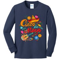 Cinco De Mayo, Funny Mexican Fiesta 5 De Mayo Kids Long Sleeve Shirt