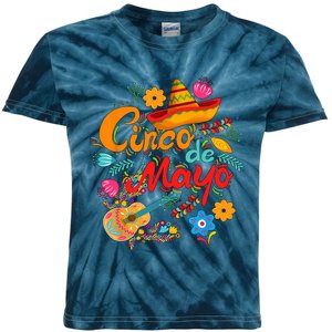 Cinco De Mayo, Funny Mexican Fiesta 5 De Mayo Kids Tie-Dye T-Shirt