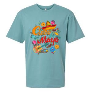 Cinco De Mayo, Funny Mexican Fiesta 5 De Mayo Sueded Cloud Jersey T-Shirt