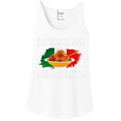 Cooka Da Meatball Funny Italian Slang Italy Food Spaghetti  Ladies Essential Tank