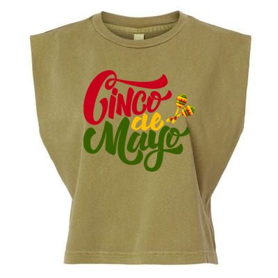 Cinco De Mayo Celebration Garment-Dyed Women's Muscle Tee