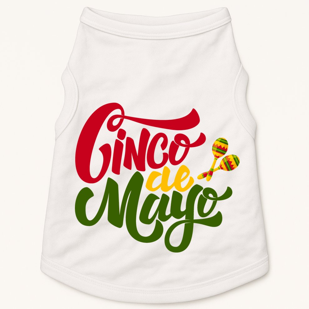 Cinco De Mayo Celebration Doggie Tank