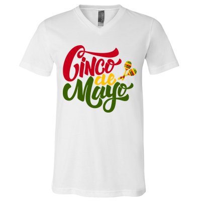 Cinco De Mayo Celebration V-Neck T-Shirt