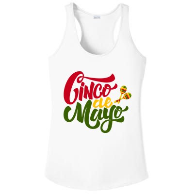 Cinco De Mayo Celebration Ladies PosiCharge Competitor Racerback Tank