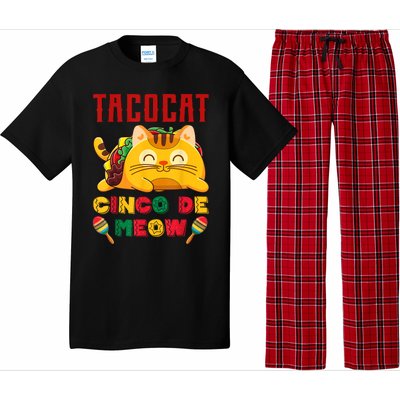 Cinco De Meow Taco Cat, Mexican Cinco De Mayo Cat Lovers Pajama Set