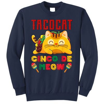 Cinco De Meow Taco Cat, Mexican Cinco De Mayo Cat Lovers Sweatshirt