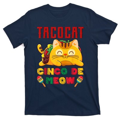 Cinco De Meow Taco Cat, Mexican Cinco De Mayo Cat Lovers T-Shirt