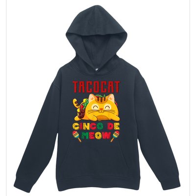 Cinco De Meow Taco Cat, Mexican Cinco De Mayo Cat Lovers Urban Pullover Hoodie