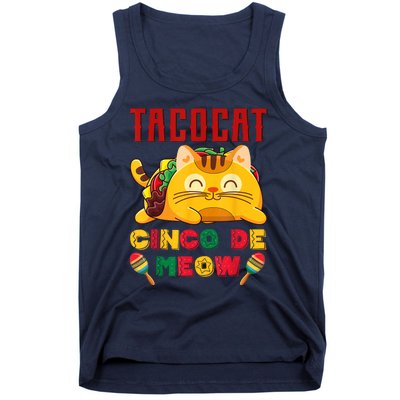 Cinco De Meow Taco Cat, Mexican Cinco De Mayo Cat Lovers Tank Top