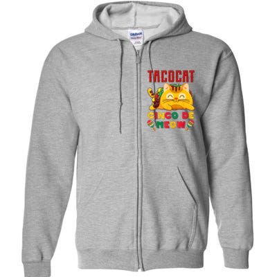 Cinco De Meow Taco Cat, Mexican Cinco De Mayo Cat Lovers Full Zip Hoodie