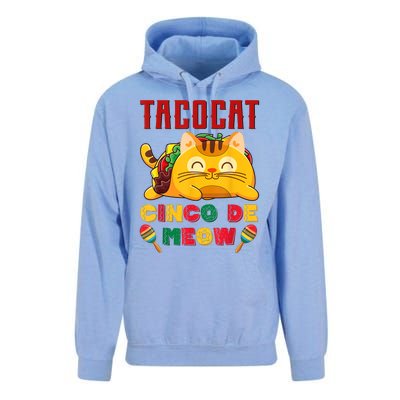 Cinco De Meow Taco Cat, Mexican Cinco De Mayo Cat Lovers Unisex Surf Hoodie