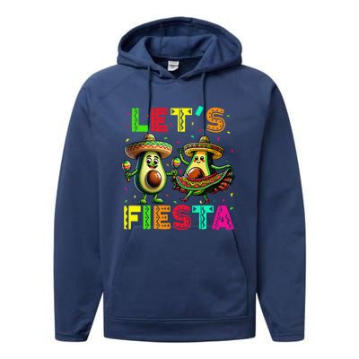 Cinco De May Mexican Fiesta Performance Fleece Hoodie