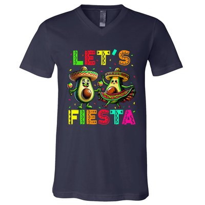 Cinco De May Mexican Fiesta V-Neck T-Shirt