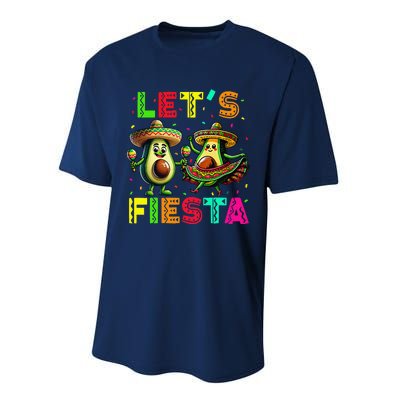 Cinco De May Mexican Fiesta Performance Sprint T-Shirt